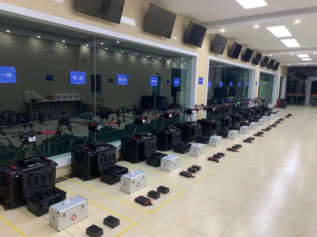 الطائرة بدون طيار MYUAV Rth850rtk المقيدة للأمن العام والإضاءة 1