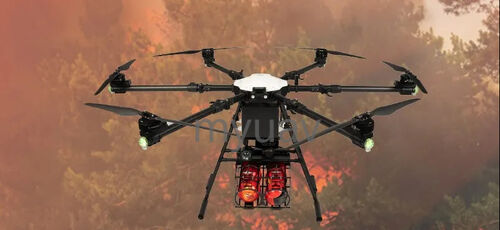 آخر أخبار الشركة حول نظام الطوارئ من طراز UAV MYUAV الطائرة بدون طيار + شاحنة إطفاء برنامج ربط مكافحة الحرائق