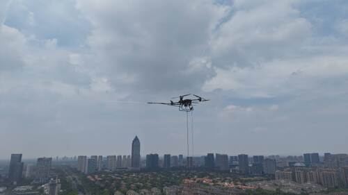 آخر أخبار الشركة حول طائرة بدون طيار مربوطة MYUAV: رؤية ثابتة على ارتفاع 120 مترًا