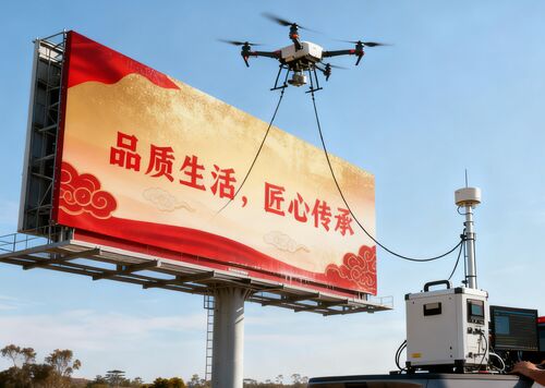 آخر أخبار الشركة حول كفاءة منخفضة في تنظيف الإعلانات الخارجية؟ نظام MYUAV المزدوج المقيد يقدم حلاً جديدًا!